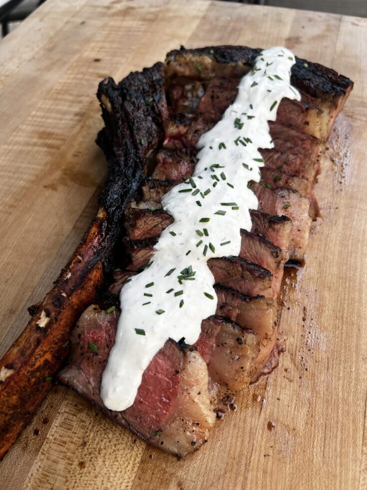 Tomahawk Ribeye & Horseradish Sauce