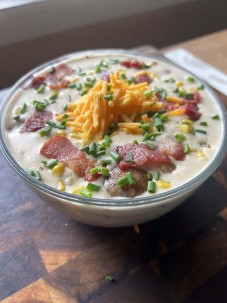 Roasted Potato Corn Chowder