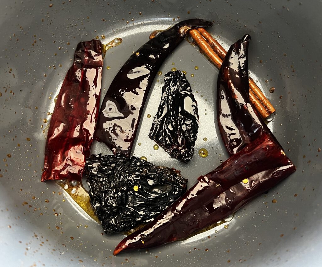 Rehydrated Chillies