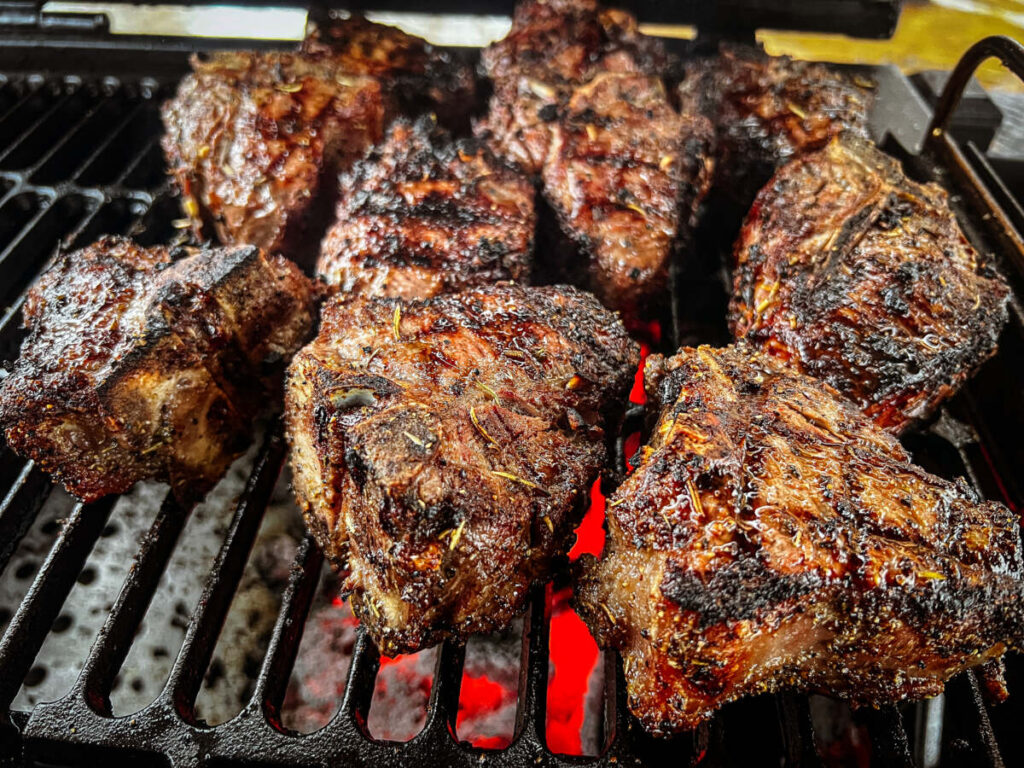 Grilled lamb chops 