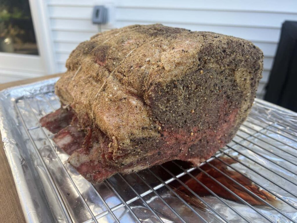Dry brine complete