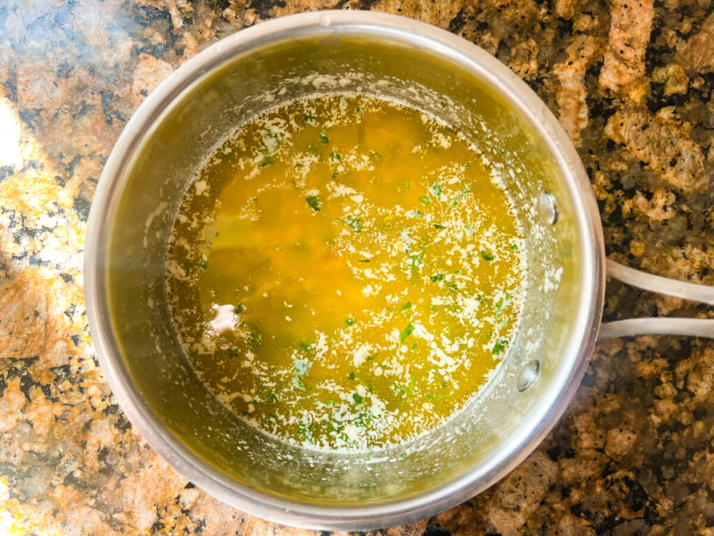 Melted butter
