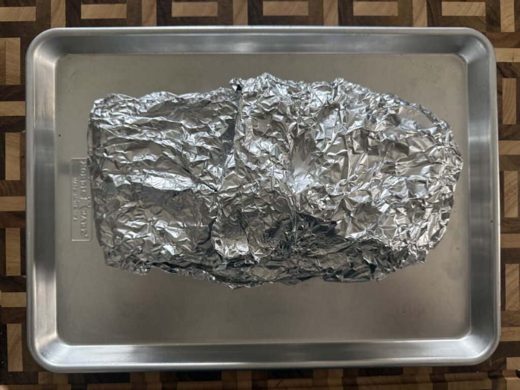 Wrapped brisket 